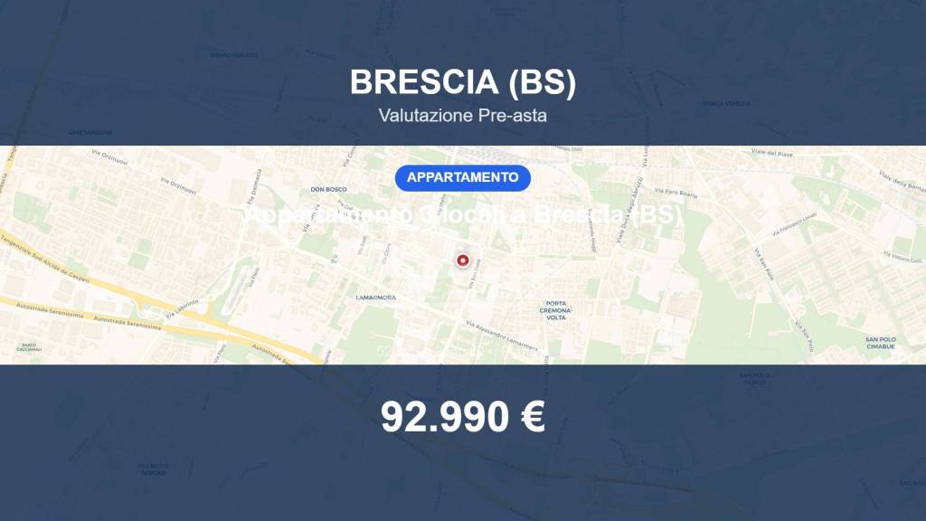 appartamento in vendita a Brescia in zona Volta