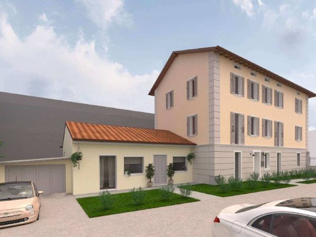 intera palazzina in vendita a Brescia in zona Villaggio Prealpino