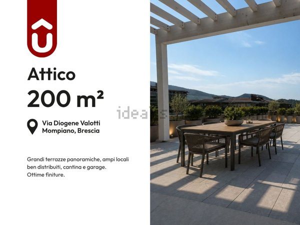 appartamento in vendita a Brescia in zona Mompiano