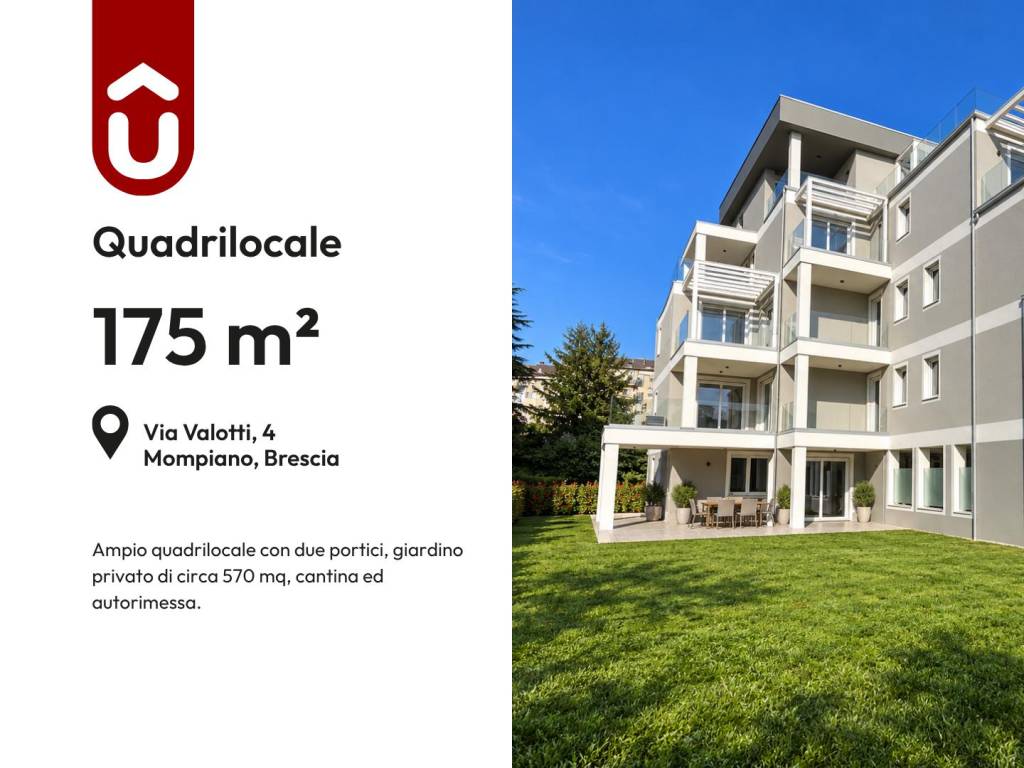 appartamento in vendita a Brescia in zona Mompiano