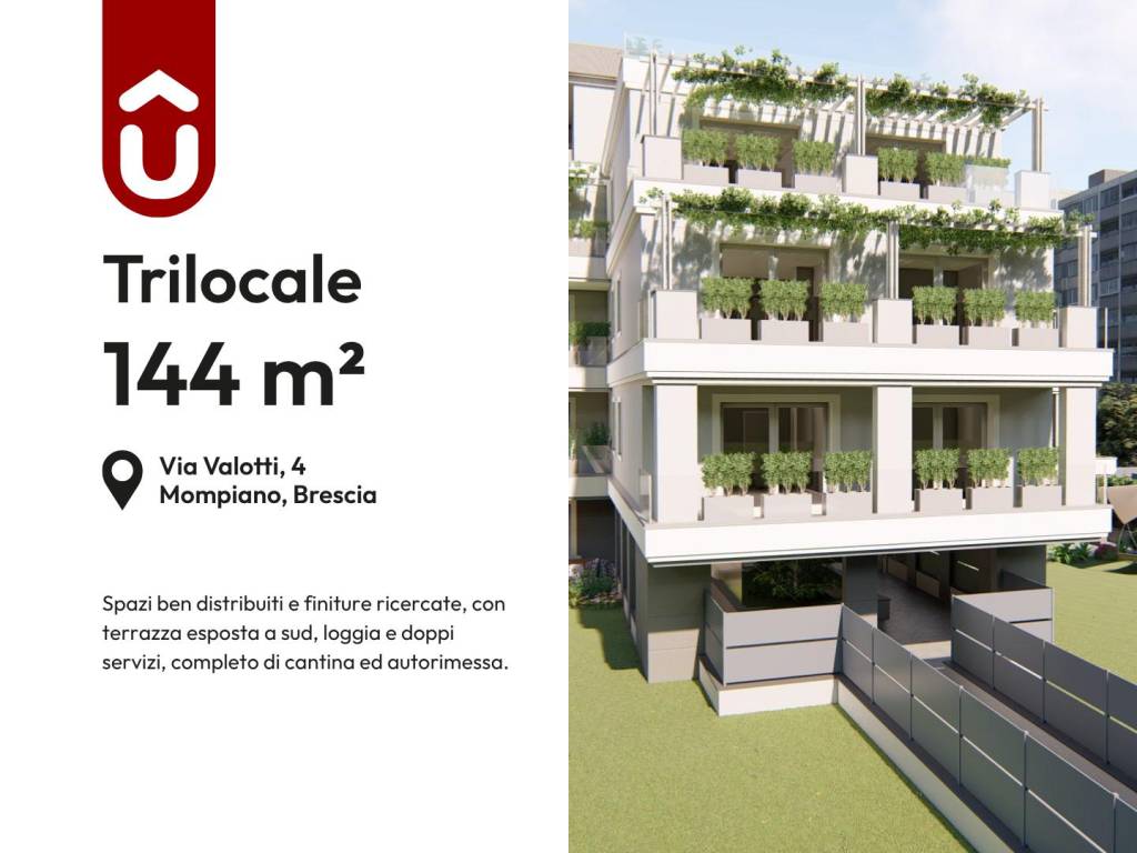 appartamento in vendita a Brescia in zona Mompiano