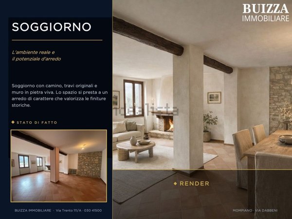 appartamento in vendita a Brescia in zona Mompiano
