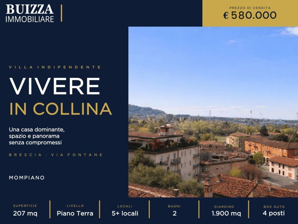 casa indipendente in vendita a Brescia in zona Mompiano