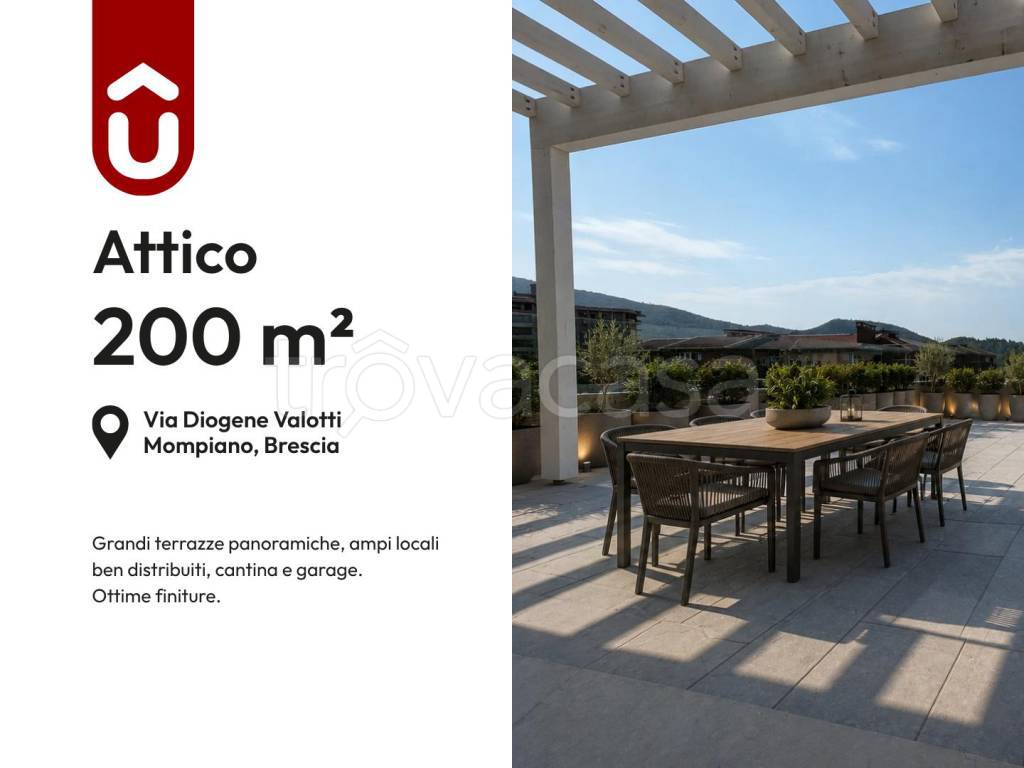 appartamento in vendita a Brescia in zona Mompiano