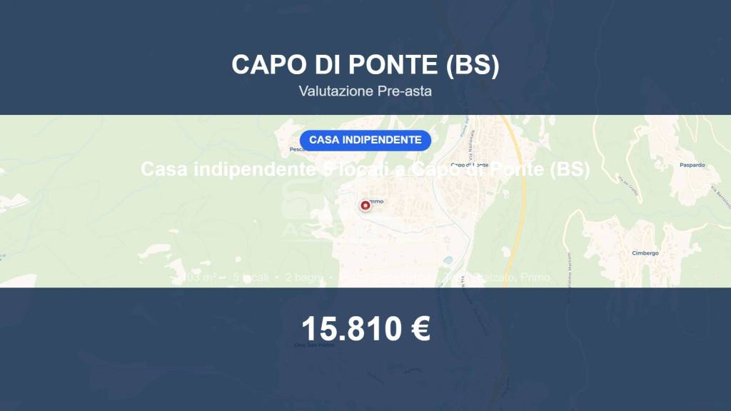 casa indipendente in vendita a Capo di Ponte