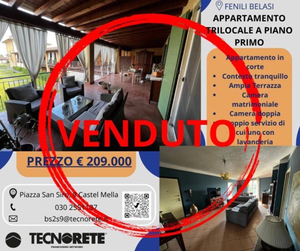 appartamento in vendita a Capriano del Colle