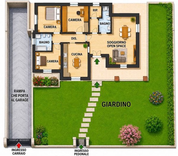 casa indipendente in vendita a Capriano del Colle