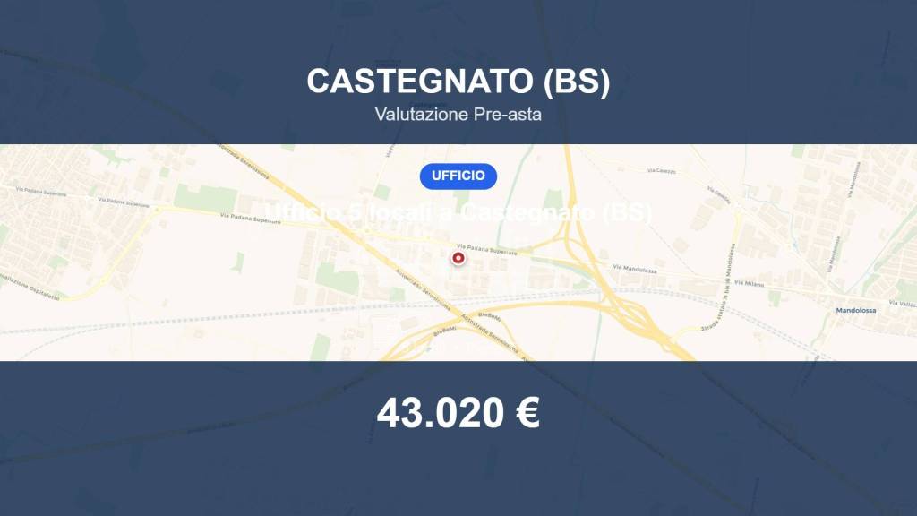 appartamento in vendita a Castegnato