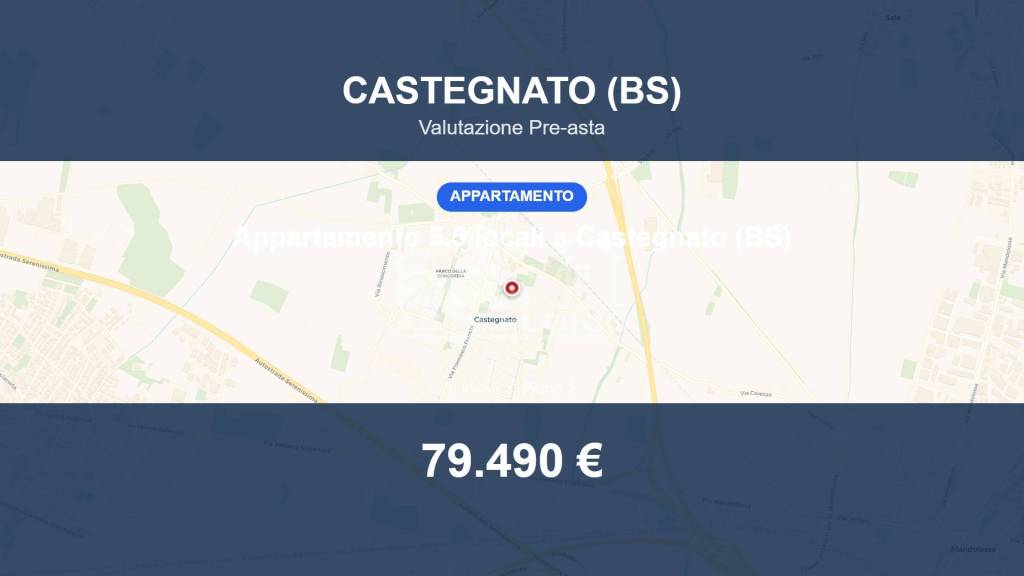 appartamento in vendita a Castegnato