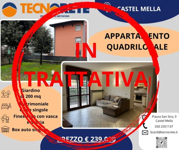 appartamento in vendita a Castel Mella