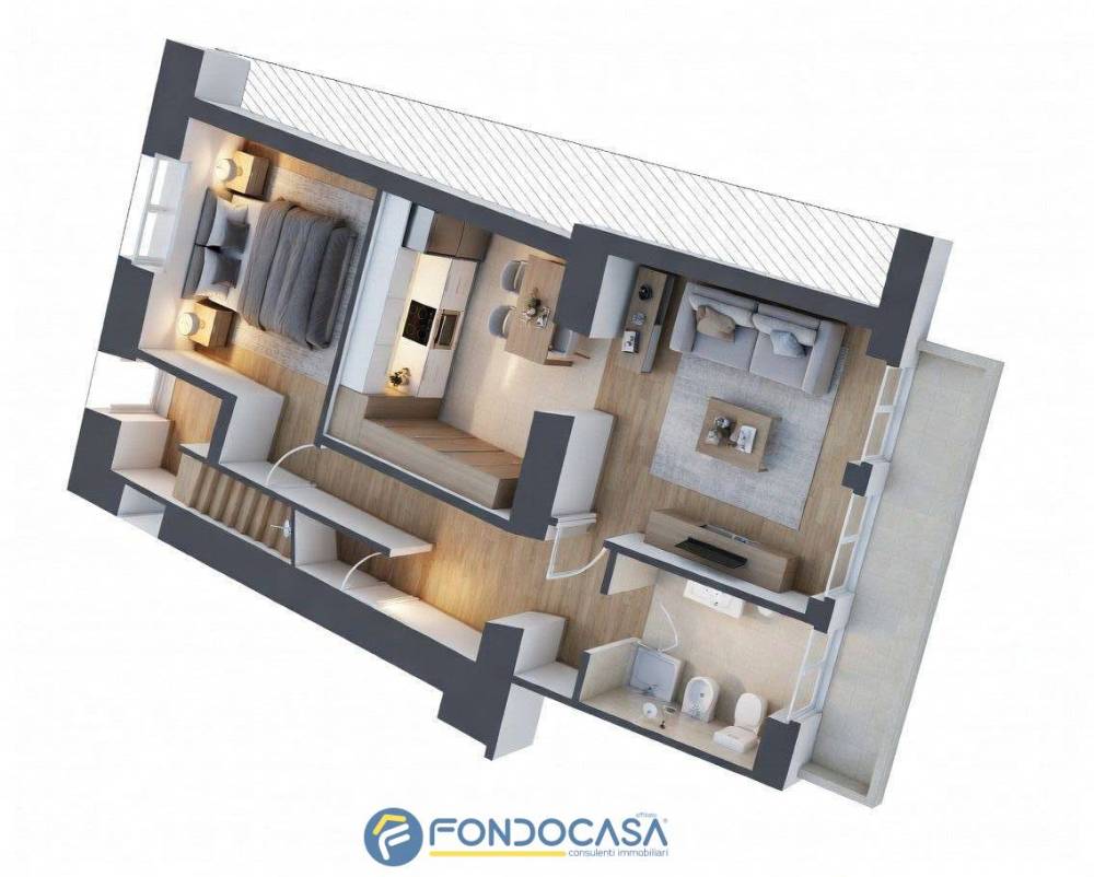 appartamento in vendita a Cazzago San Martino in zona Bornato