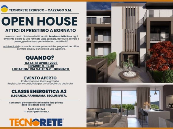 appartamento in vendita a Cazzago San Martino in zona Bornato