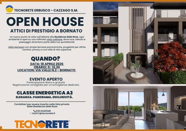 appartamento in vendita a Cazzago San Martino in zona Bornato