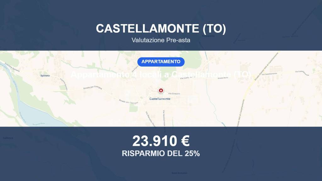appartamento in vendita a Castellamonte