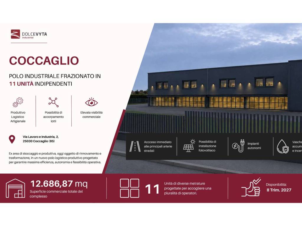 locale commerciale in vendita a Coccaglio