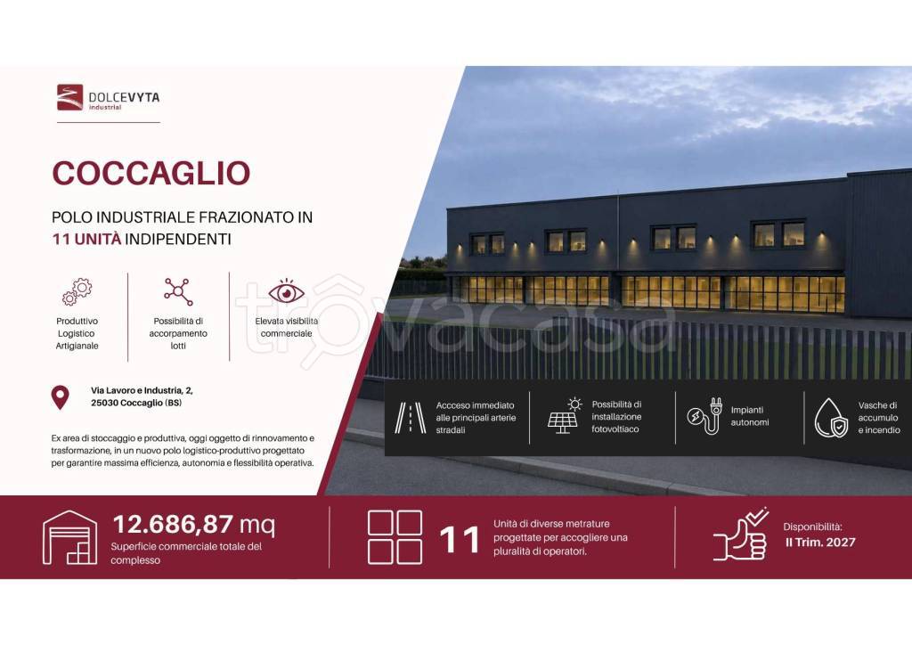 locale commerciale in vendita a Coccaglio