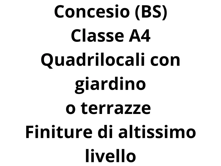 appartamento in vendita a Concesio