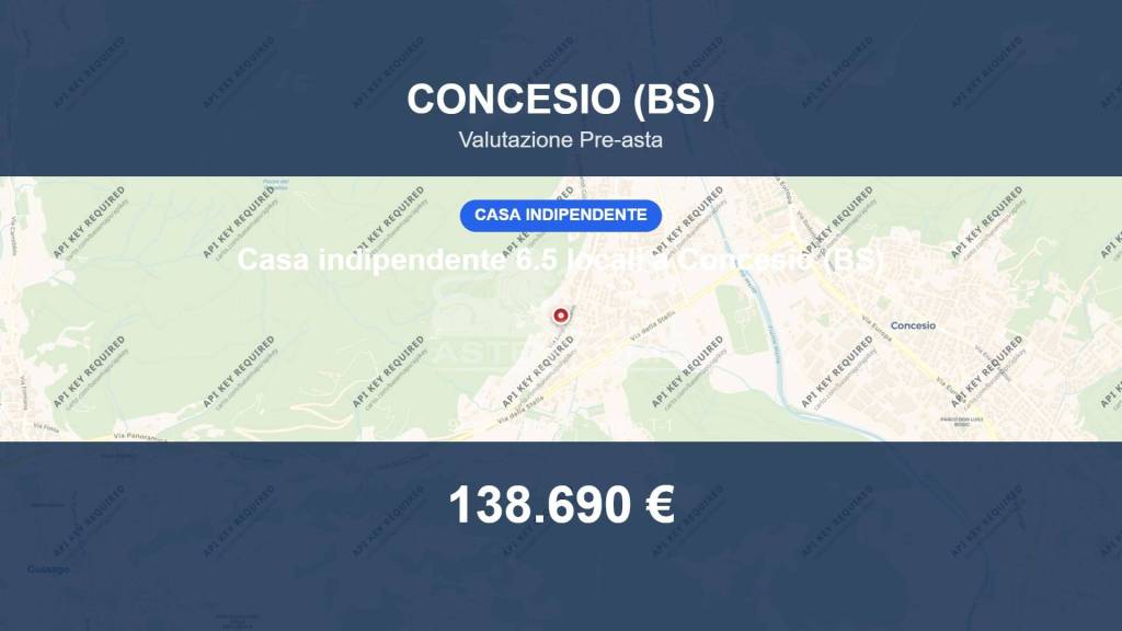 casa indipendente in vendita a Concesio in zona San Vigilio