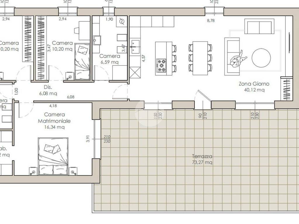 appartamento in vendita a Corte Franca in zona Colombaro