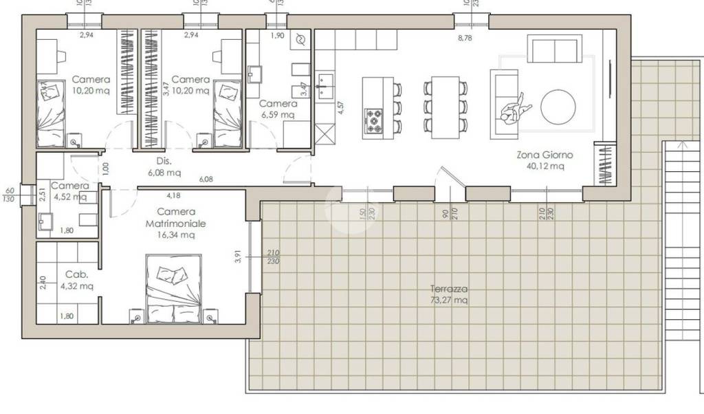 appartamento in vendita a Corte Franca in zona Colombaro