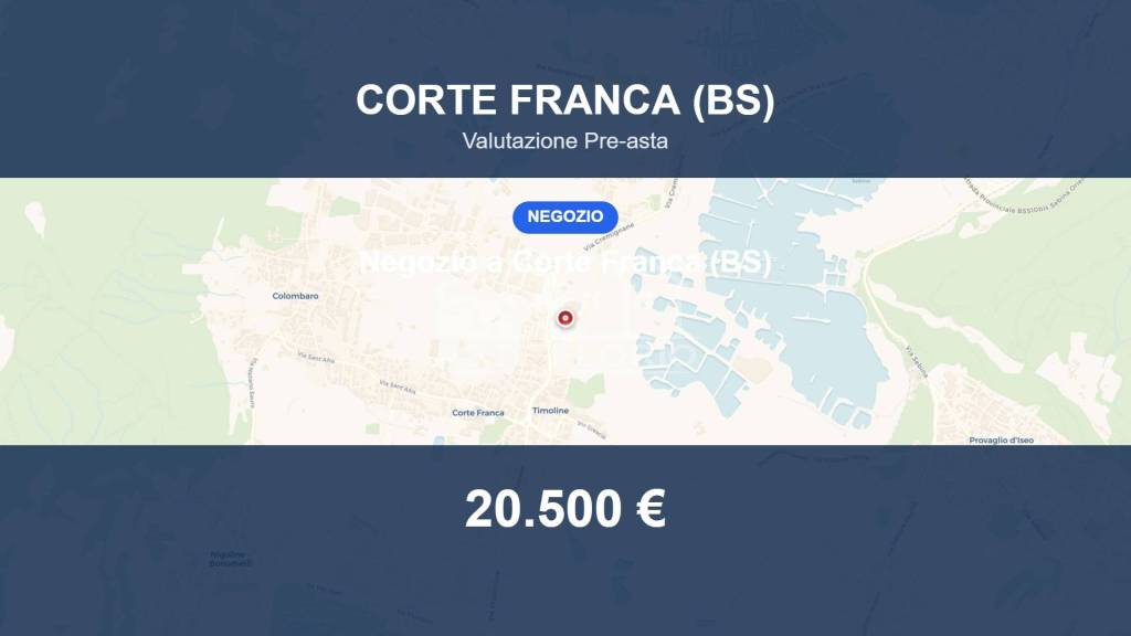 negozio in vendita a Corte Franca in zona Timoline