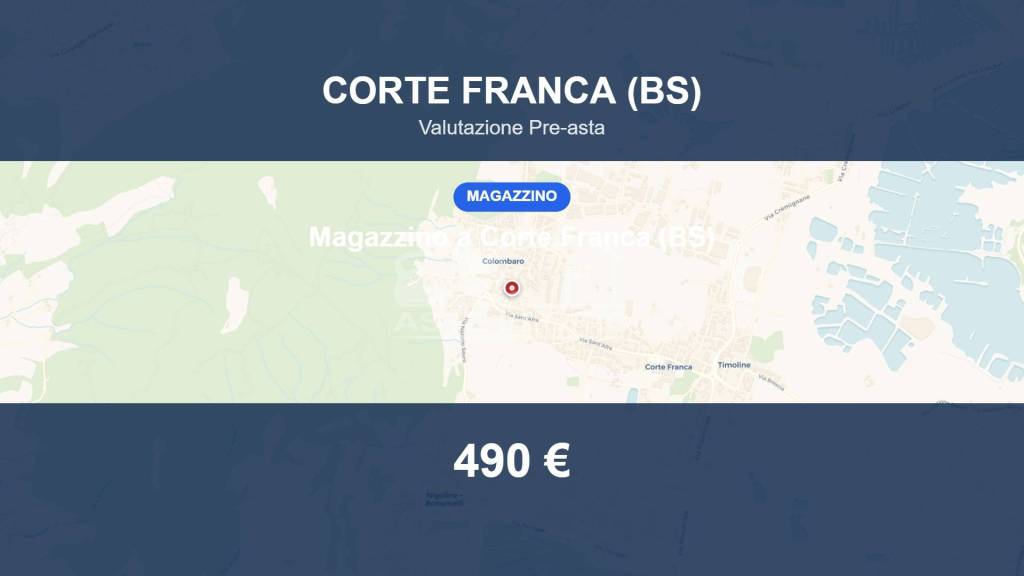 locale commerciale in vendita a Corte Franca in zona Colombaro
