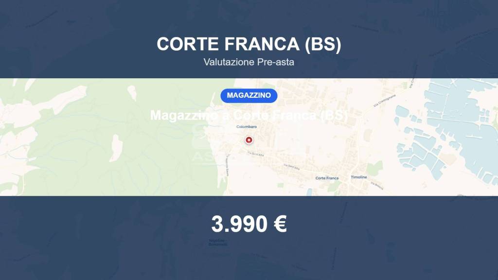 locale commerciale in vendita a Corte Franca in zona Colombaro
