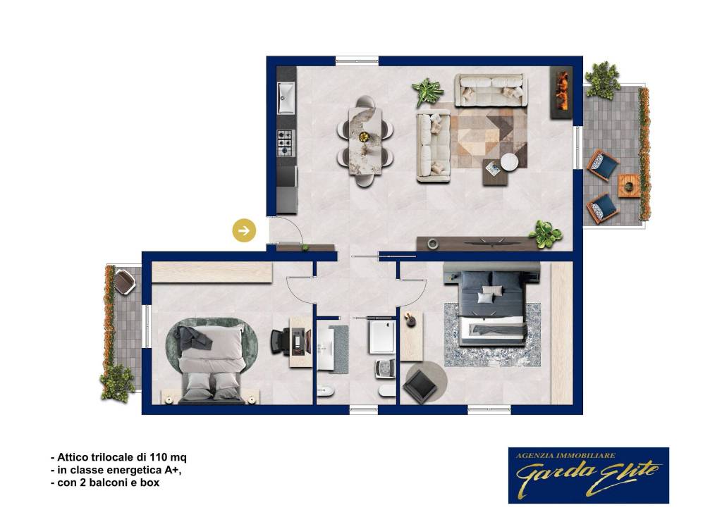 appartamento in vendita a Desenzano del Garda