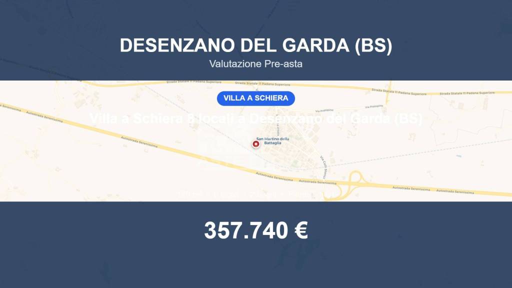 casa indipendente a Desenzano del Garda in zona San Martino della Battaglia