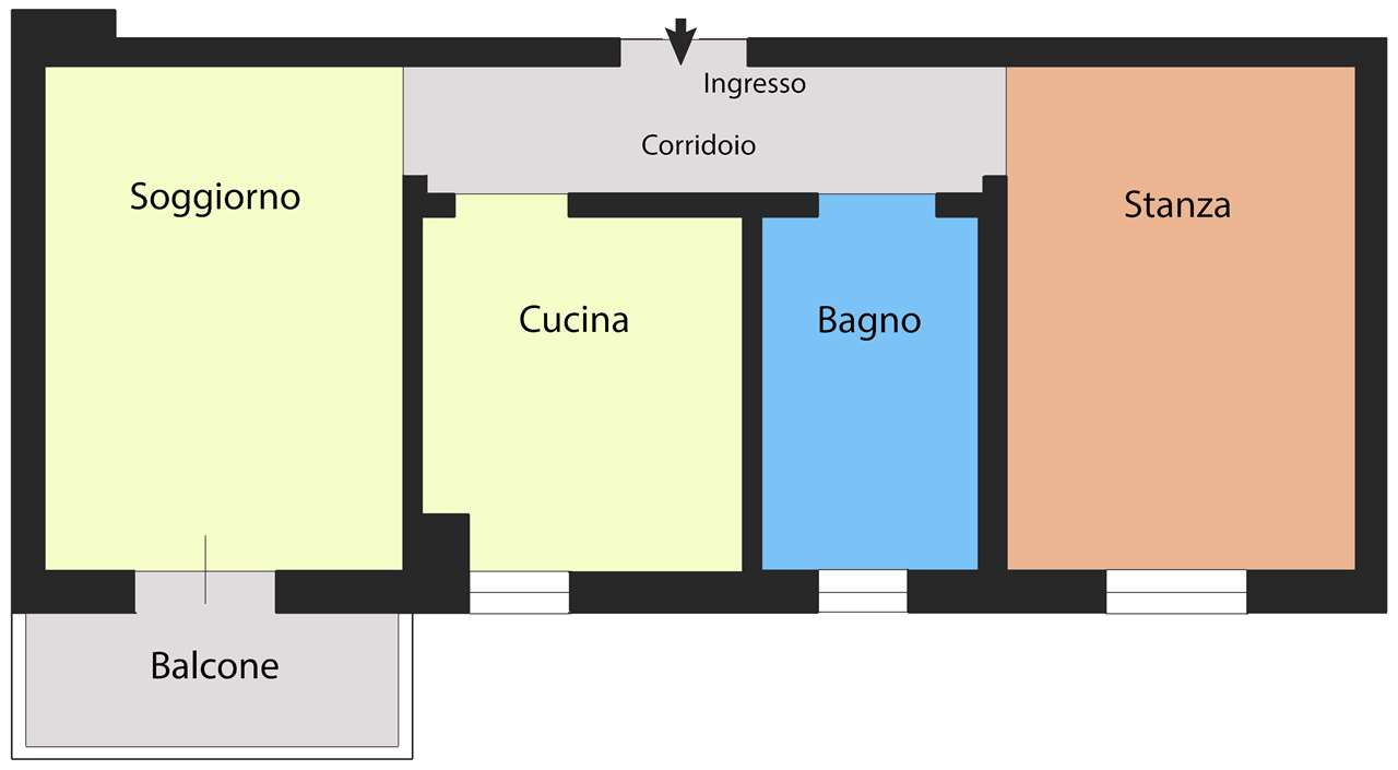 appartamento in vendita ad Edolo in zona Vico