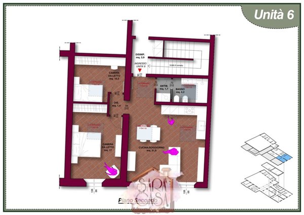 appartamento in vendita ad Edolo in zona Vico