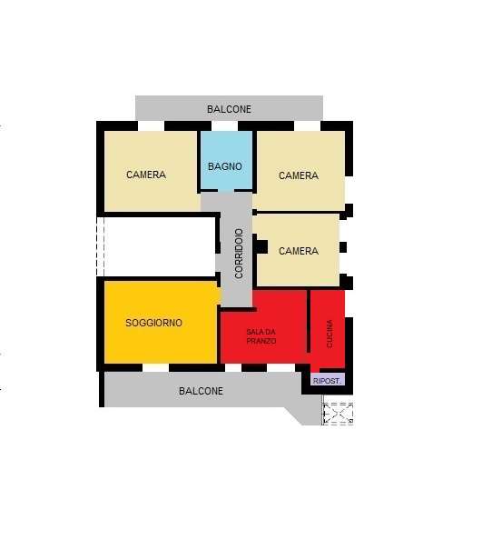 appartamento in vendita ad Edolo in zona Vico