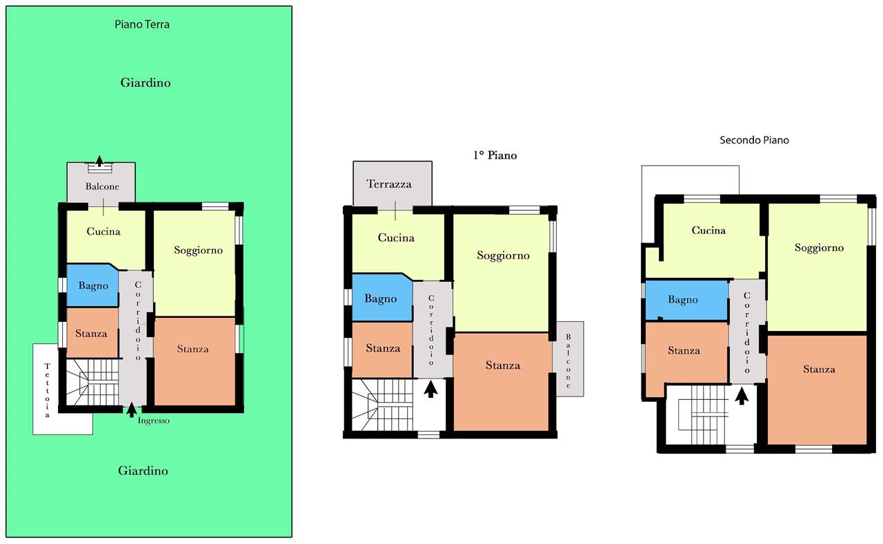 casa indipendente in vendita ad Edolo in zona Vico