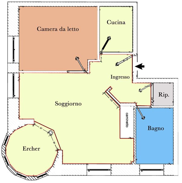 appartamento in vendita ad Edolo in zona Vico