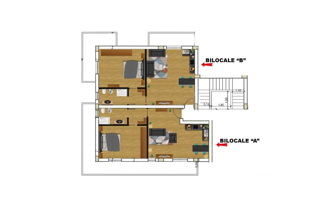 appartamento in vendita ad Edolo in zona Vico