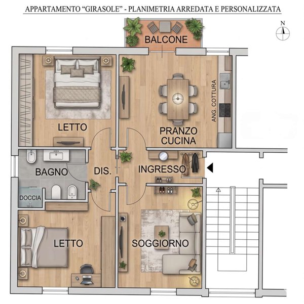 appartamento in vendita ad Edolo in zona Vico