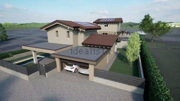 casa indipendente in vendita ad Erbusco in zona Villa