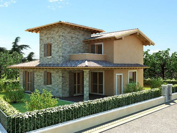 casa indipendente in vendita ad Erbusco in zona Villa