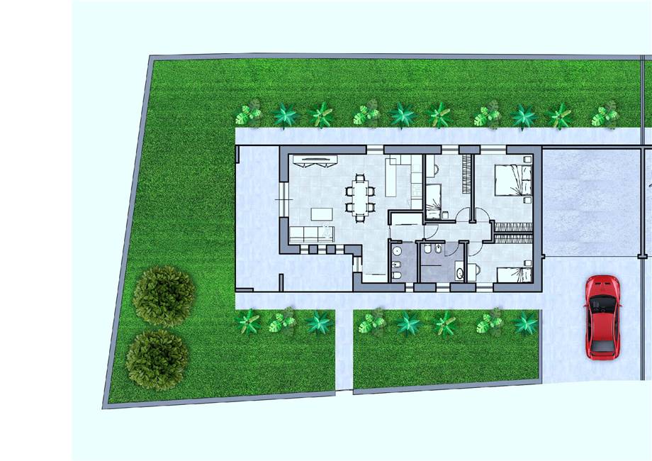 casa indipendente in vendita ad Erbusco in zona Villa
