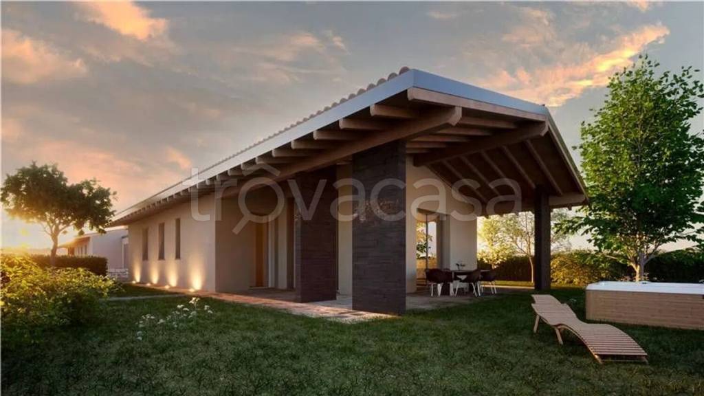 casa indipendente in vendita ad Erbusco in zona Villa