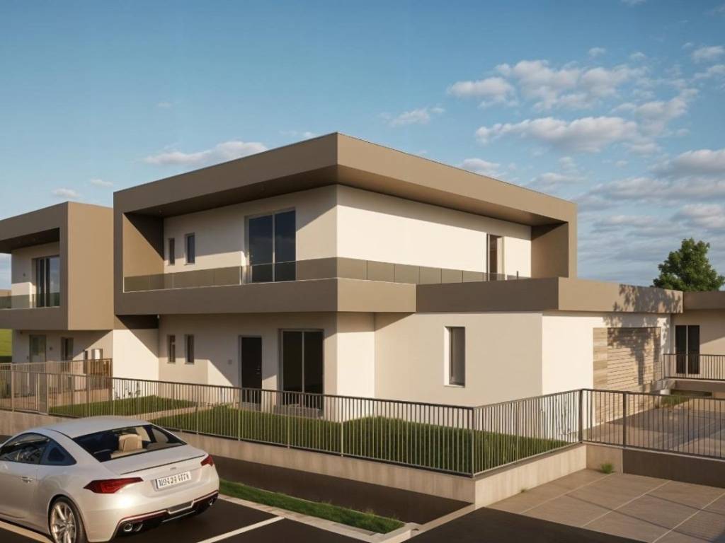 casa indipendente in vendita ad Erbusco in zona Villa