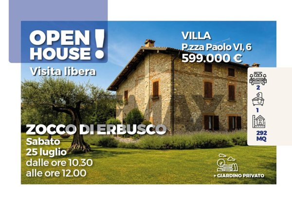 appartamento in vendita ad Erbusco in zona Zocco