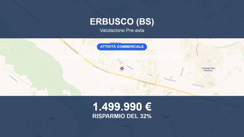 negozio in vendita ad Erbusco in zona Pedergnano