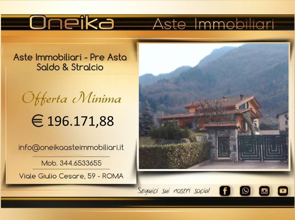 appartamento in vendita ad Esine in zona Plemo