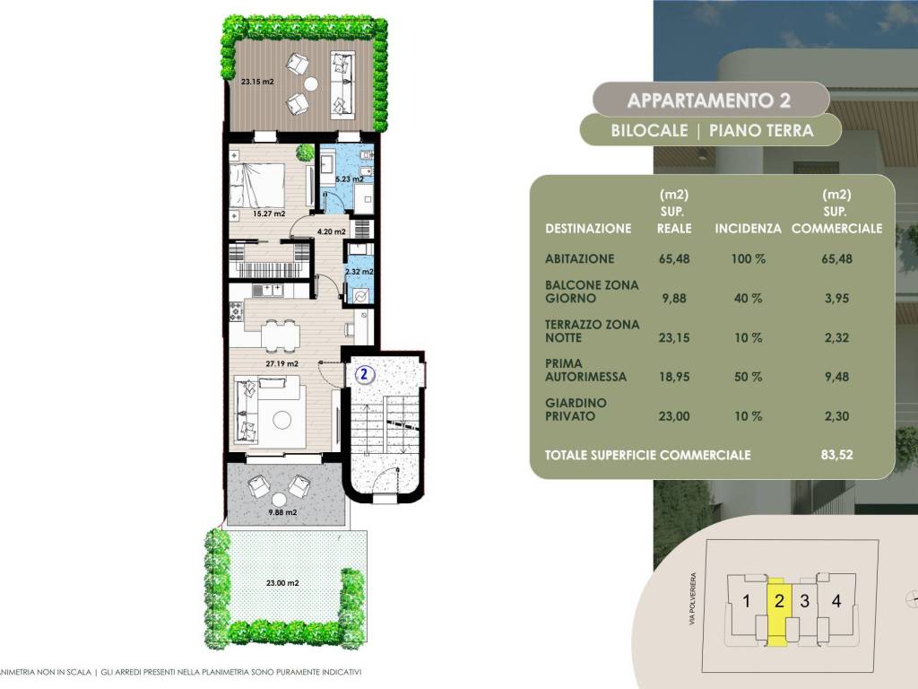 appartamento in vendita a Flero