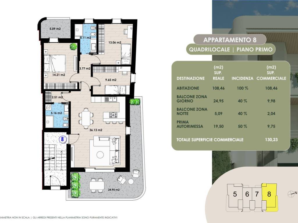 appartamento in vendita a Flero