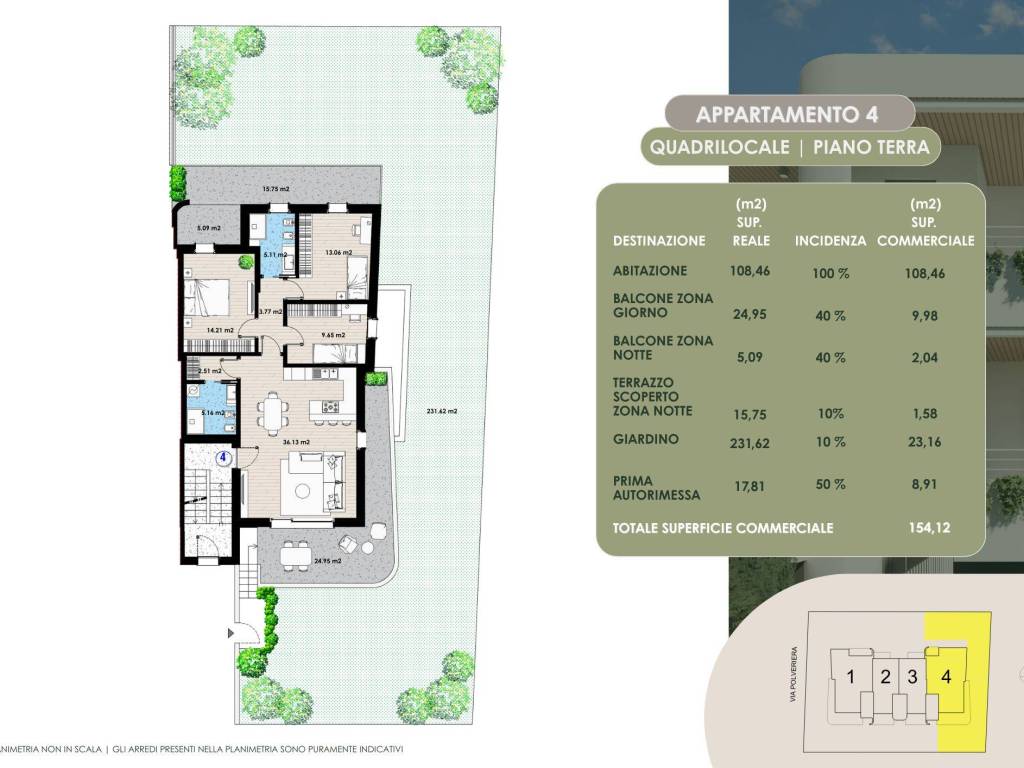 appartamento in vendita a Flero