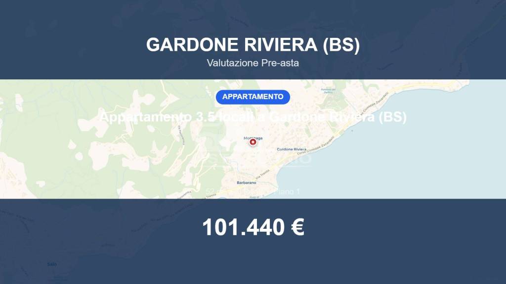 appartamento in vendita a Gardone Riviera in zona Morgnaga