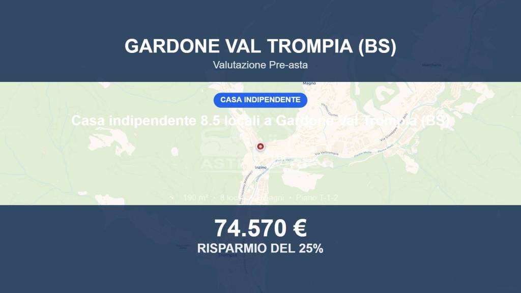 casa indipendente in vendita a Gardone Val Trompia in zona Inzino