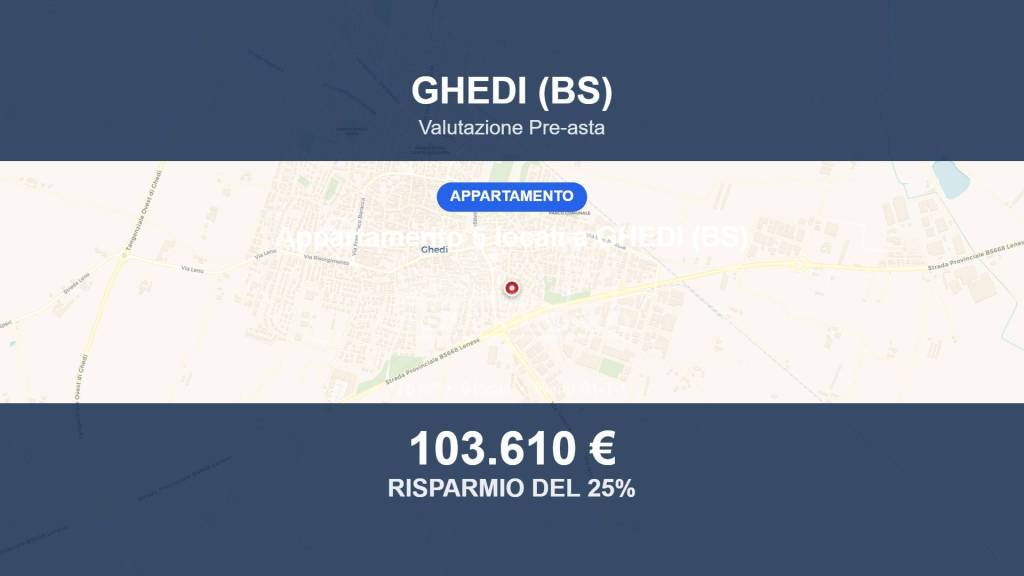 appartamento in vendita a Ghedi